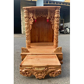 Mua Bàn thờ thần tài ông địa 48 x 68cm ngăn kéo lớn  có đôn