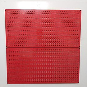 Mua Tấm lưới pegboard đôi  màu đỏ treo tường - 2 tấm