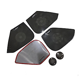 Ốp trang trí, bảo vệ màng loa dành cho xe Mazda CX-8, CX8 vân phay xước