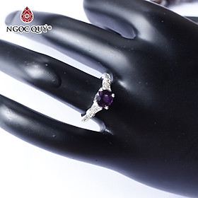 Nhẫn bạc nữ đá thiên nhiên - Ngọc Quý Gemstones