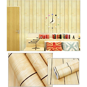 Mua Combo 10m giấy dán tường giả gỗ có keo sẵn