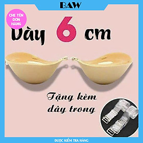 Áo Nâng Ngực Đệm dày 6cm áo cài trước tạo khe siêu nâng - Tặng kèm dây trong KQA12(che tên sản phẩm khi giao hàng) - Nude