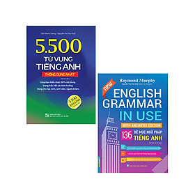 Hình ảnh Combo 5500 Từ Vựng Tiếng Anh Thông Dụng Nhất (Bản Màu) + English Grammar In Use - 136 Đề Mục Ngữ Pháp Tiếng Anh (Bộ 2 Cuốn) _MT