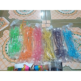 Que khuấy sinh tố 28cm , 23cm  nhiều màu sắc  Que khuấy 2 lòng / 1 que