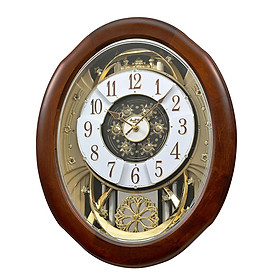 Mua Đồng hồ treo tường Nhật Bản RHYTHM Magic Motion 4MH884WD06  Kt 43.0 x 53.0 x 13.0cm  4.0kg  dùng PIN