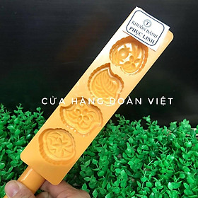 Khuôn làm bánh Phục Linh, Trung Thu Mini, Bánh In - Combo 4 khuôn nhựa cao cấp