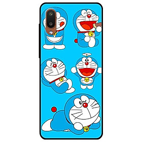 Ốp lưng dành cho Samsung Galaxy A02 mẫu Mèo Do Ra Mon