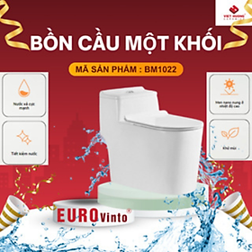Mua BỒN CẦU MỘT KHỐI EUROVINTO CAO CẤP MÃ BM1022