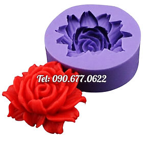 Mua Khuôn silicone làm rau câu hoa hồng xéo - Mã số 1488