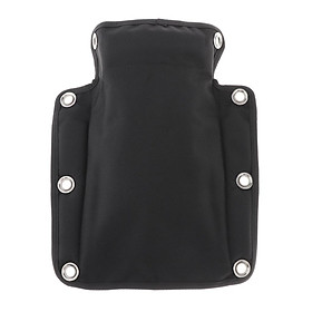 Diving Back Plate Pad Scuba Dive Backplate Cover Cushion with 8 Book Screws