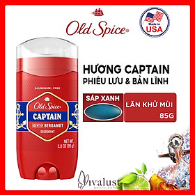 Sáp Khử Mùi & Giảm Tiết Mồ Hôi OLD SPICE Fiji Timber Wolfhorn Swagger Nightpanther Captain Fresh Pure Sport 73g 85g