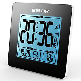 Mua Đồng hồ điện tử để bàn kiêm Lịch và nhiệt kế BALDR (Đen)