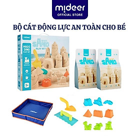 Cát động lực cho bé kèm khuôn chính hãng Mideer Magic Sand Play Set Kinetic sand bộ đồ chơi cát động lực phao chơi 1kg - Túi cát 1kg