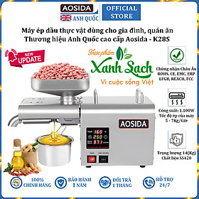 Mua Máy ép dầu thực vật NÓNG LẠNH dùng cho thương hiệu Anh Quốc Aosida K28S cao cấp - Hàng Chính Hãng