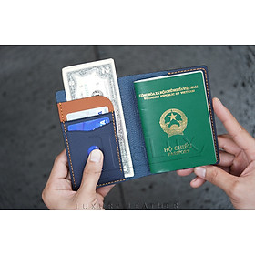 Ví Đựng Hộ Chiếu Da Epsom Handmade Lealux Passport Wallet