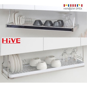 Giá úp chén bát treo tủ bếp trên Dual 800/900 inox 304 Cao Cấp