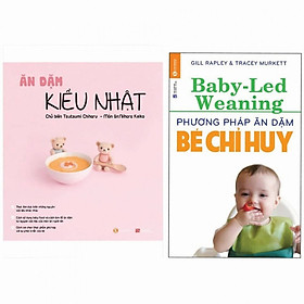 Hình ảnh Combo Sách Ăn Dặm Kiểu Nhật, Ăn Dặm Bé Chỉ Huy (Tặng kèm poster An Toàn Cho Con Yêu - Quy Tắc 5 Ngón Tay)