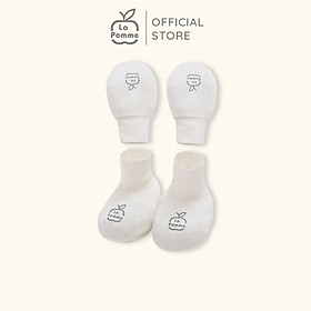 Set bao tay bao chân La Pomme Tiger Cub - Nâu nhạt