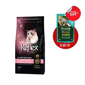 Thức ăn cho mèo REFLEX PLUS MOTHER AND BABY CAT FOOD LAMB AND RICE Thịt