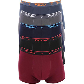 Bộ 5 Quần Lót Nam Woada Boxer 20 (Size