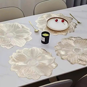 Mua  KoSuyTu  Tấm Lót Bàn Ăn Họa Tiết Hoa Sen - Sang Trọng  Bền  Sạch Sẽ - 38CM