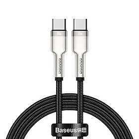 Mua Cáp sạc siêu nhanh 100W Baseus Cafule Series Metal Data Cable Type-C to Type-C (100W) - Hàng Chính Hãng
