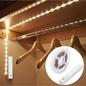 Đèn led cảm ứng hồng ngoại gắn tủ khóa, tủ quần áo dây đèn 1.5m