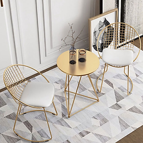 Mua Bộ bàn ghế ngoài trời  bàn ghế sân vườn kim loại cực chill - Bộ bàn ghế ban công đẹp