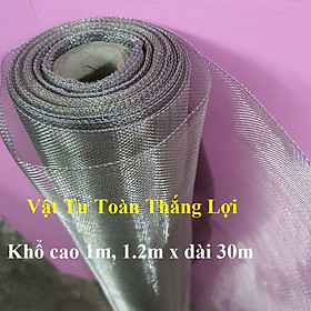 Mua ( KHỔ CAO 1M và 1M2 x dài 30m) CUỘN LƯỚI INOX CHỐNG MUỖI 304