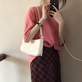 IELGY French stick underarm bag French one shoulder middle ancient bag hand bag female tide