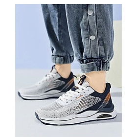 Giày thể thao nam sneaker SKN110 Vải Thoáng Khí Đi 4 Mùa Đế Đúc Kiểu Dáng Năng Động