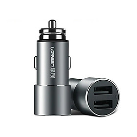 Mua Sạc Nhanh trên Xe Hơi Ô Tô ra 2 Cổng Usb 3.6A UGREEN 50591-Cd169 Hàng chính hãng