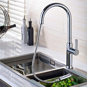 Mua VÒI RỬA BÁT DÂY RÚT KÉO DÀI THƯƠNG HIỆU CAO CẤP ROSLER- 805 NEW  NÓNG & LẠNH  ĐỒNG MẠ CHROME  TIỆN LỢI TRONG SỬ DỤNG