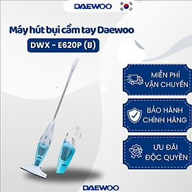Máy hút bụi Daewoo DWX-E620P (Blue) công suất 600W mạnh mẽ và bền bỉ - Hàng chính hãng