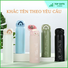 Mua Bình giữ nhiệt khắc tên BGN032 dung tích 500ml - Chống tràn hiệu quả