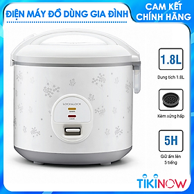 Nồi Cơm Điện Nắp Gài Lock&Lock EJR445GRY (1.8 Lít)