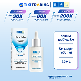 Serum dưỡng ẩm Tối Ưu, Phục Hồi Da Hada Labo Advanced Nourish Hyaluronic Acid (30 ml)