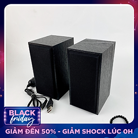 Loa Vi Tính Goldtech GUTEK FT-101 Jack 3.5 Vỏ Gỗ Chống Thấm, Loa Máy Tính Có Dây Dùng Được Cho Cả Điện Thoại, Máy Tính, Công Suất Cao 10W, Âm Thanh Hay, Âm Bass Cực Chất, Âm Thanh Chất Lượng - Hàng chính hãng
