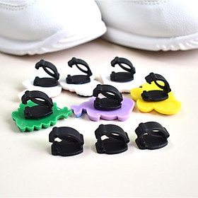 Chuyên Charm * Chốt nhựa gắn charm làm Jibbitz trang trí dây giày, các mẫu khóa zipper