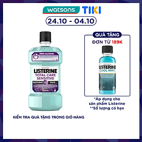 Nước Súc Miệng Cho Răng Nhạy Cảm Listerine Total Care Sensitive 750ml