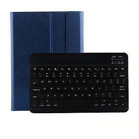 Bao da bàn phím bluetooth cho Apple iPad 7th 10.2 inch 2019 (Xanh than) - Hàng nhập khẩu