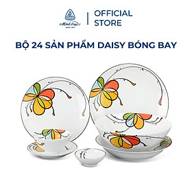 Mua Bộ Chén Dĩa Sứ Minh Long 24 Sản Phẩm - Daisy - Bóng Bay - Hàng Chính Hãng