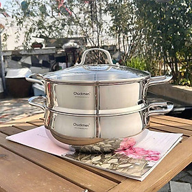 Nồi xửng 2 tầng chockmen hàng chính hãng