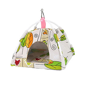 Hamster Rabbit Tent Nest Small Animal Teepee Sleeping Cave Bed Multicolor S