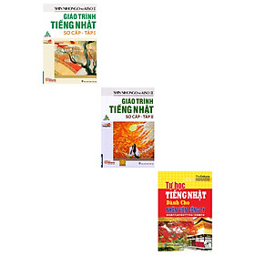 Combo giáo trình tiếng nhật sơ cấp tập 1 và 2(tặng cuốn tự học tiếng Nhật dành cho nhân viên công ty)