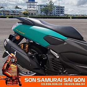 Sơn SAMURAI KUROBUSHI 322 MÀU XANH TOSCA chính hãng - Sơn phun xe máy SAMURAI SÀI GÒN