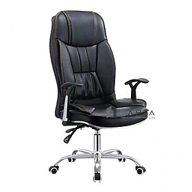 Mua Ghế văn phòng lưng cao nệm dày ngã lưng CM4419-P Nội thất Capta Ghế làm việc tại nhà nệm bọc da PVC ngã lưng thư giãn tay nhựa chữ T chân xoay thép mạ chrome