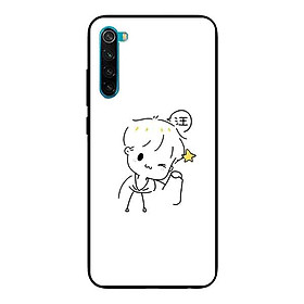 Hình ảnh Ốp Lưng in cho Xiaomi Redmi Note 8 Mẫu Chàng Đáng Yêu - Hàng Chính Hãng