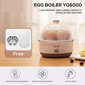 Xiaomi Youpin YouLG Nồi hơi nấu trứng ,7 Công suất trứng Nồi ,đun trứng nhanh