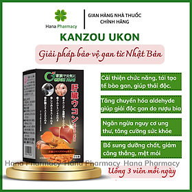 [Nội địa Nhật] TP KANZOU UKON bổ gan, hỗ trợ tăng cường chức năng gan, mát gan đẹp da, tái tạo tế bào gan (Hộp 90 viên/30 ngày)